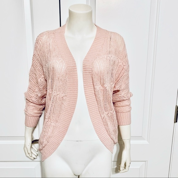 BB DAKOTA | NWT Revolve Valerie Cardigan Pink Blossom Cocoon Sweater Size XS - Picture 6 of 16